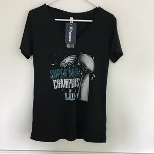 Philadelphia Eagles Superbowl Women Sz L Tee